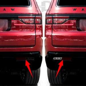 HDUSA Fits Jeep Wagoneer and Grand Wagoneer 2022-2025 Rear Reflectors Bumper Overlay Precut Dark Vinyl Tint Decals Overlay 2022 2023