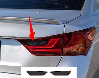 HDUSA Fits Lexus GS350 2013-2015 Tail Light Rear Reverse Light Area Precut Dark Vinyl Tint Decals Transparent Overlay 2013 2014 2015 GS