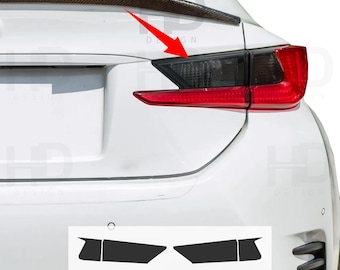 HDUSA For Lexus RC 2015-2018 Tail Light Rear Precut on Reverse Blinkers Dark Vinyl Tint Decal Sticker 2016 2017 2018 RC Rc350 Rcf Fsport