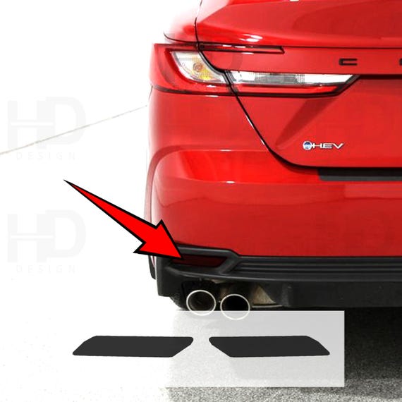 Chrome Rear Reflector Fog Light Cover Trims For Toyota Camry 2018-2024 L LE XLE