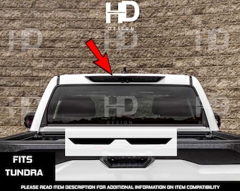 HDUSA For Tundra (2022-2026) Rear Top Deck Light Dark Tint Kit Black Tail 3rd Upper Decals Off-Road 2023 2024 2025 accessory For Tundra