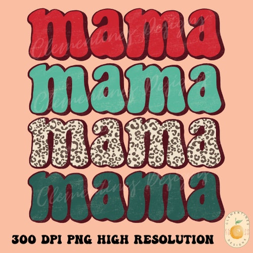 Jolly Mama PNG Christmas Sublimation Holiday Png Winter - Etsy