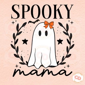 Spooky Mama PNG- Retro Sublimation Design,Halloween sublimation,Halloween png, Spooky Png, Retro ghost png,Hippie Halloween png,Trendy