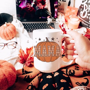 Mama Pumpkin PNG-Sublimation Design,Pumpkin sublimation,Mama png,Fall designs,Trendy png,Fall png sublimation,Retro Fall png,Fall mama png