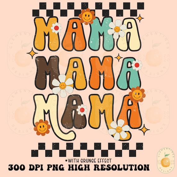 Retro Mama Png-instant Digital Download-sublimation - Etsy