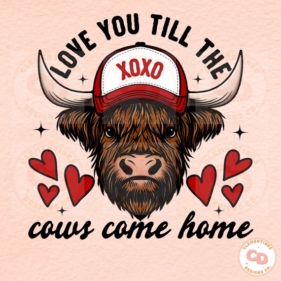Highland Cow Love Baseball Tee Highland Cow Love Baseball Tee