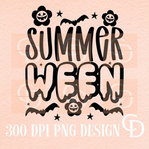 SummerWeen PNG- Sublimation Design,Halloween sublimation,Halloween Summer png,Retro Halloween png,Trendy png,Summer pumpkin png,Summerween