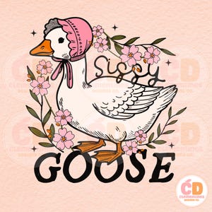 Sissy Goose PNG-Instant Digital Download-sissy png,Coquette sister png,Sissy Sublimation,sister goose png,Girls png design