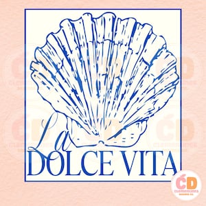 Descarga de sublimación PNG de La Dolce Vita, diseño de camiseta, PNG retro, PNG de verano, PNG de verano de moda, PNG de vacaciones en la playa, PNG de playa, PNG de vacaciones de verano