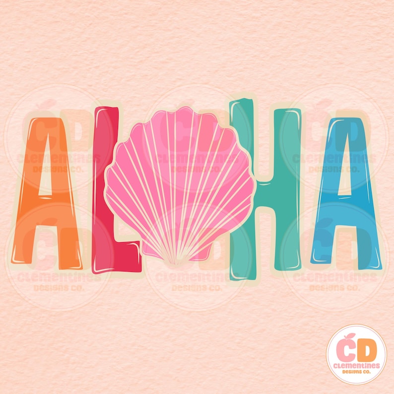Aloha PNG: Tropical Beach Design (digital Download) - Etsy