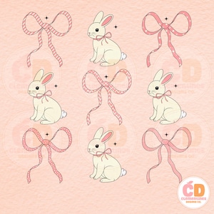 Coquette Easter PNG,Digital Download,Happy Easter png,Easter sublimation,Trendy png,Digital Design,Bunny png,Tshirt png,Easter Bow png