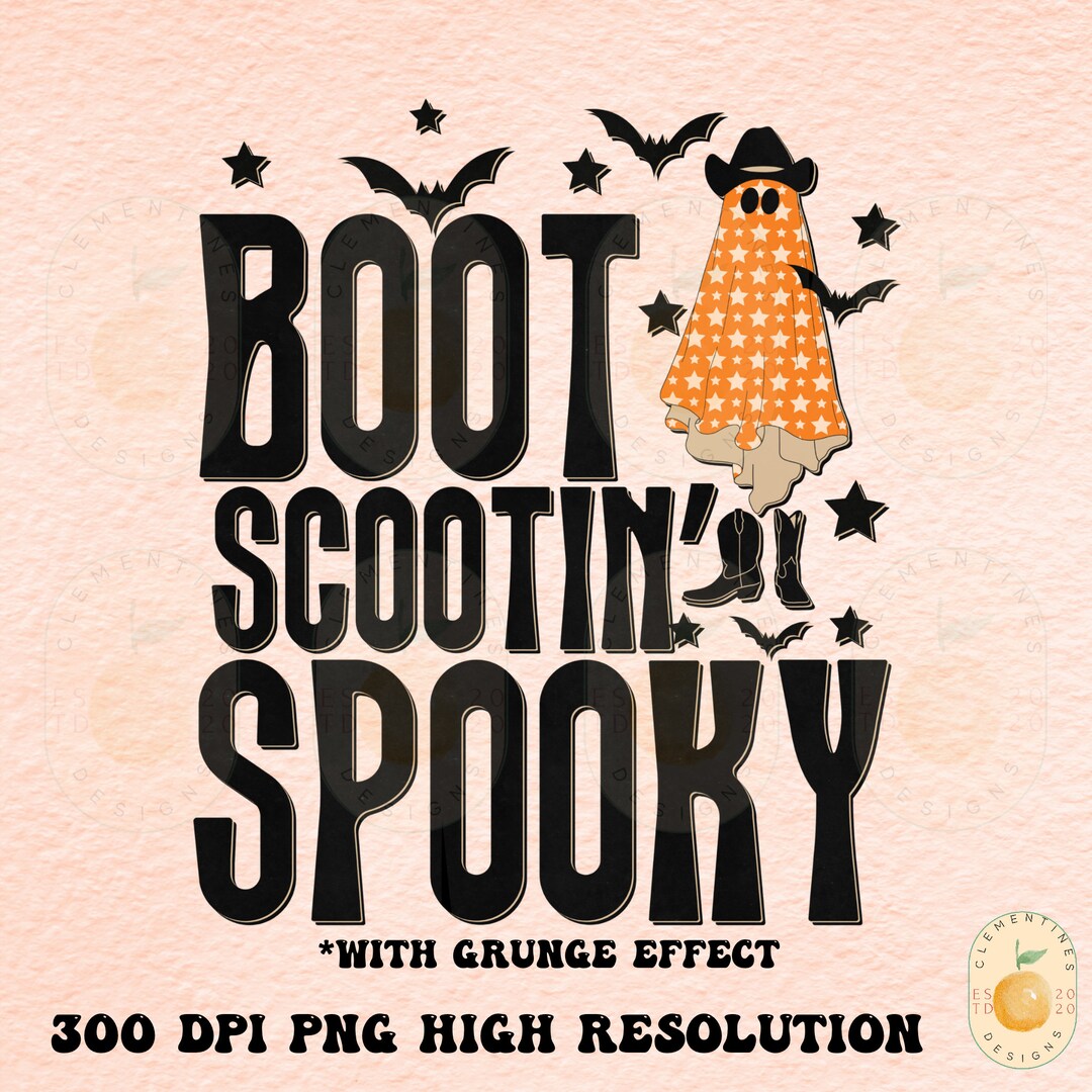 Boot Scootin Spooky Pngwestern Halloween Png,western Ghost Png,western