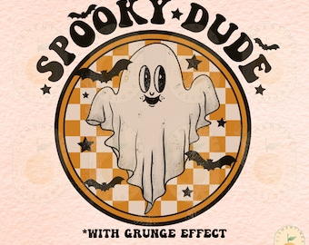 Spooky Dude PNG- Sublimation Design,Halloween sublimation,Halloween png, Spooky design,Boys Halloween png,kids Halloween png,retro Halloween