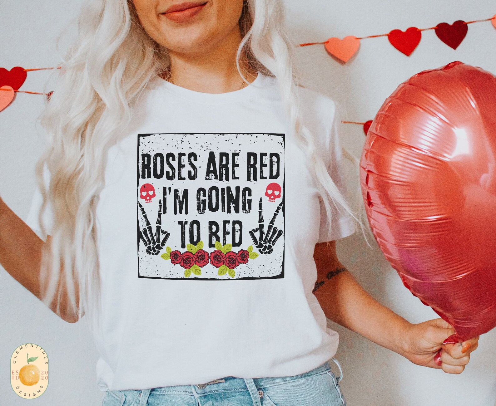 Roses Are Red Im Going to Bed Pnghappy Valentines Day Png Etsy