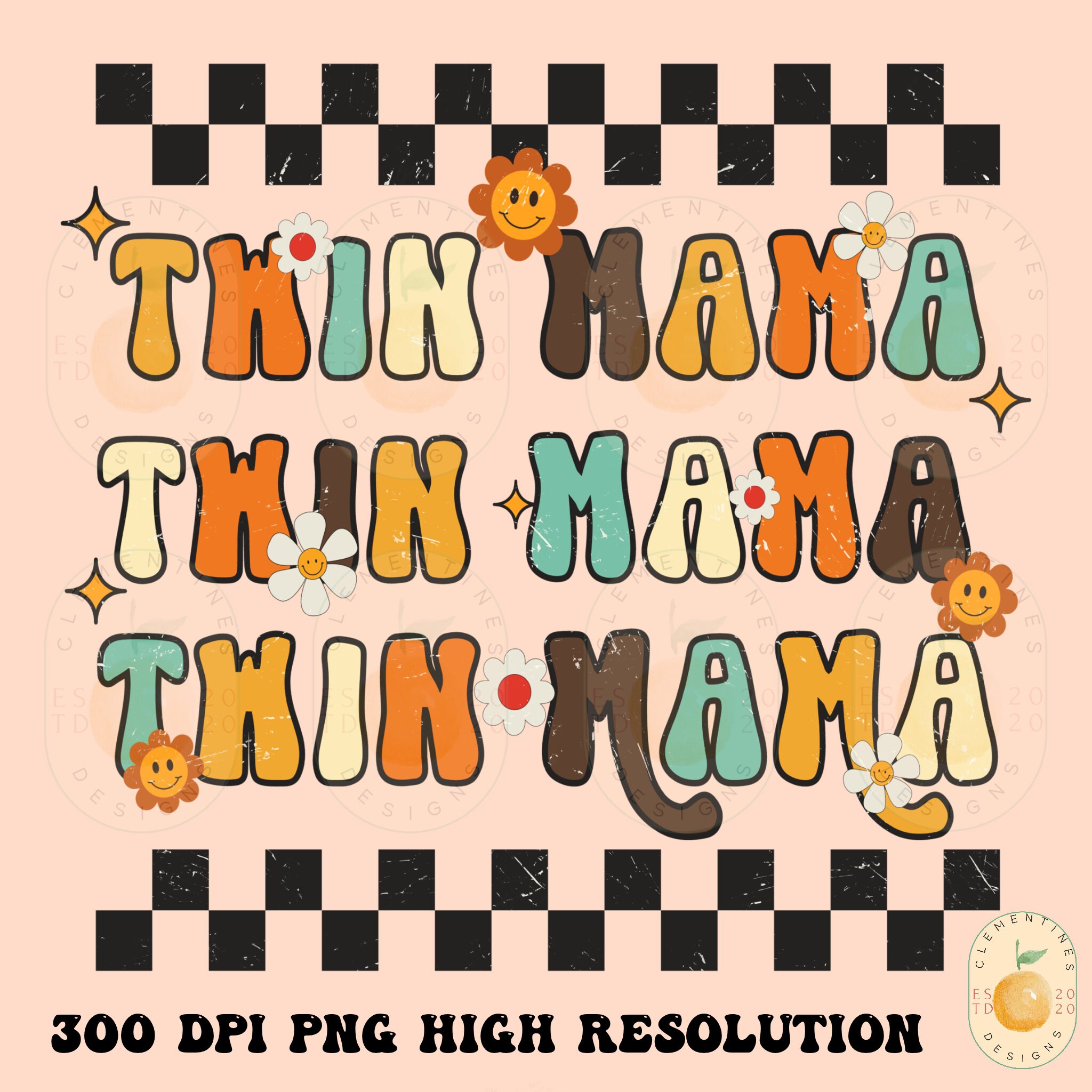 Twin Mama Png-instant Digital Download-sublimation - Etsy