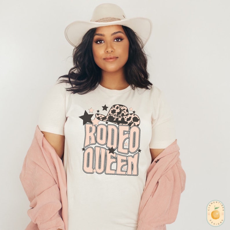 Rodeo Queen PNG: Western Cowgirl Sublimeringsdesign (digital nedladdning) bild 3