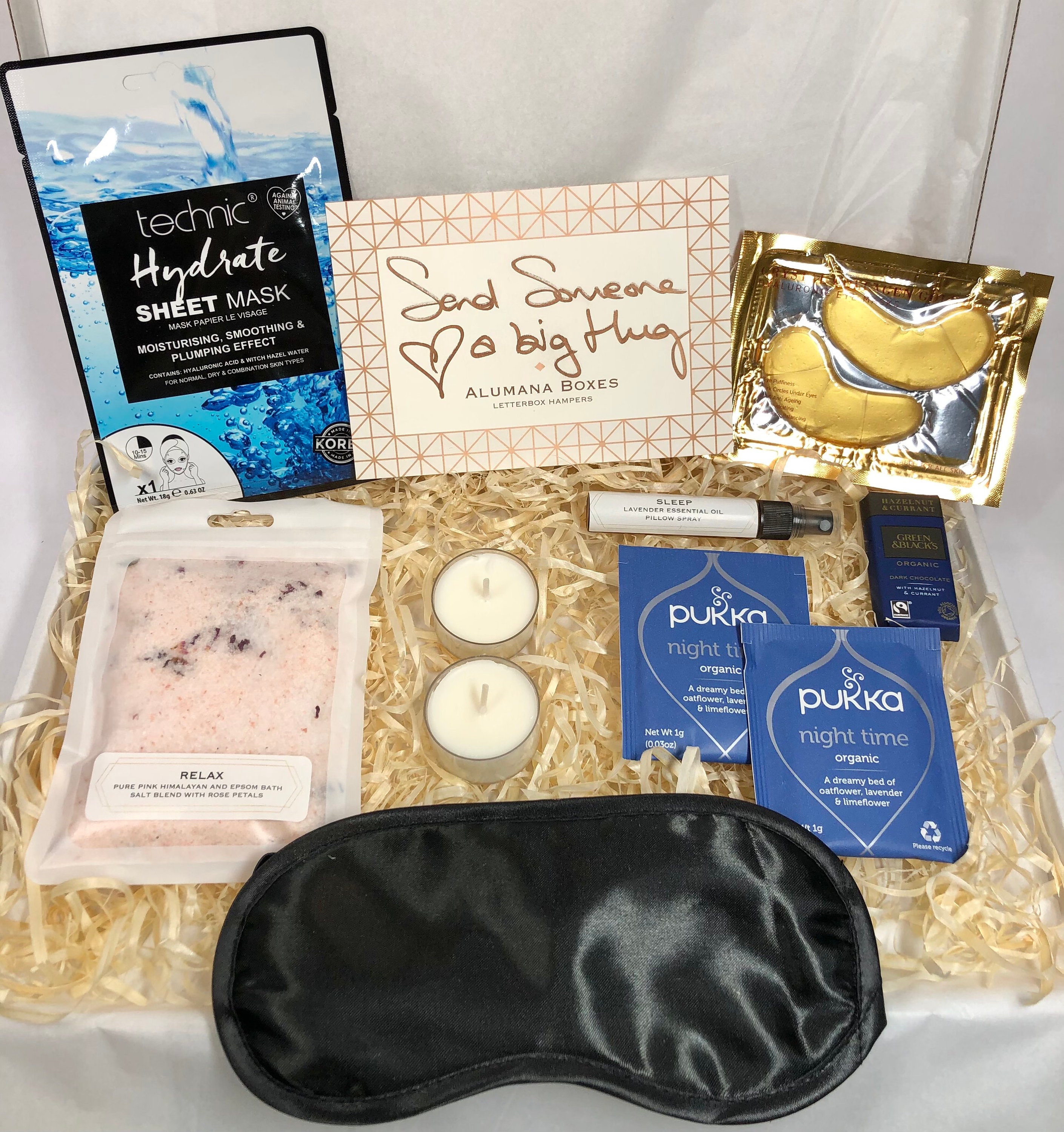 Sleep Gift Set Pamper Hamper Home Spa Kit Hug in a Box Etsy
