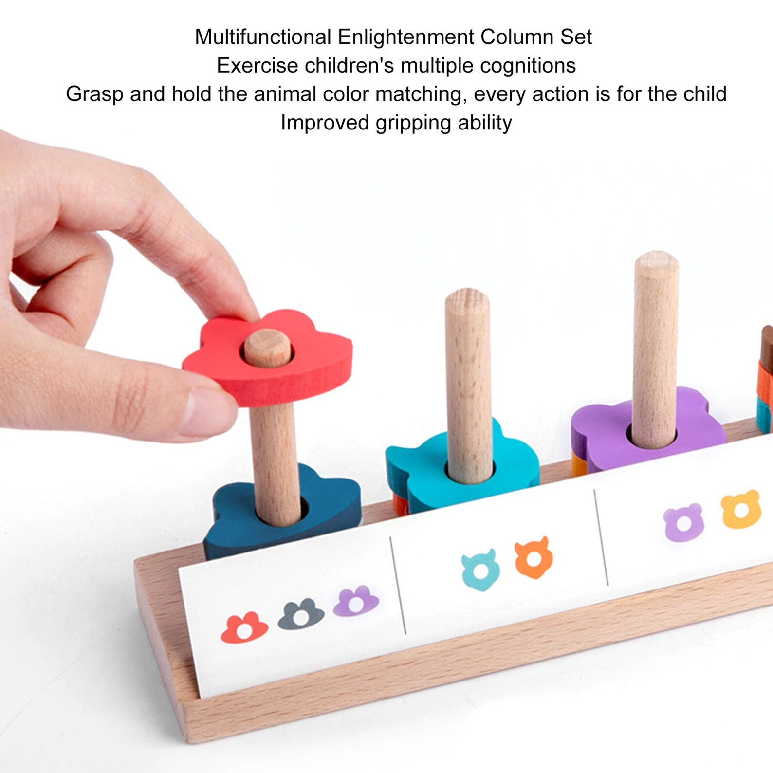 Hot Matching Toy Educational Shape Matching Color Recognition Etsy