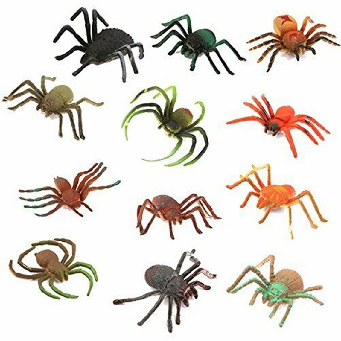 New Spider ToysPlastic Model Kids Toy Spider Halloween Party Etsy