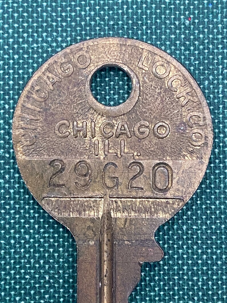 Vintage Brass Keys Yale & Towne Chicago Lock Company Lot Etsy