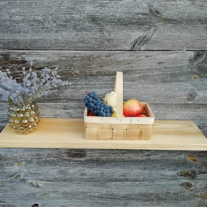 Floating Wooden Shelves for kitchen, bathroom and living room, Book shelves