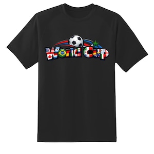 World Cup/ Mundial 2026 T-shirt/ Camiseta / Fotboll/ Futbol / Sport/ Deporte/ Mexiko, Argentina, Brasilien, Uruguay, USA och mer! Option 2