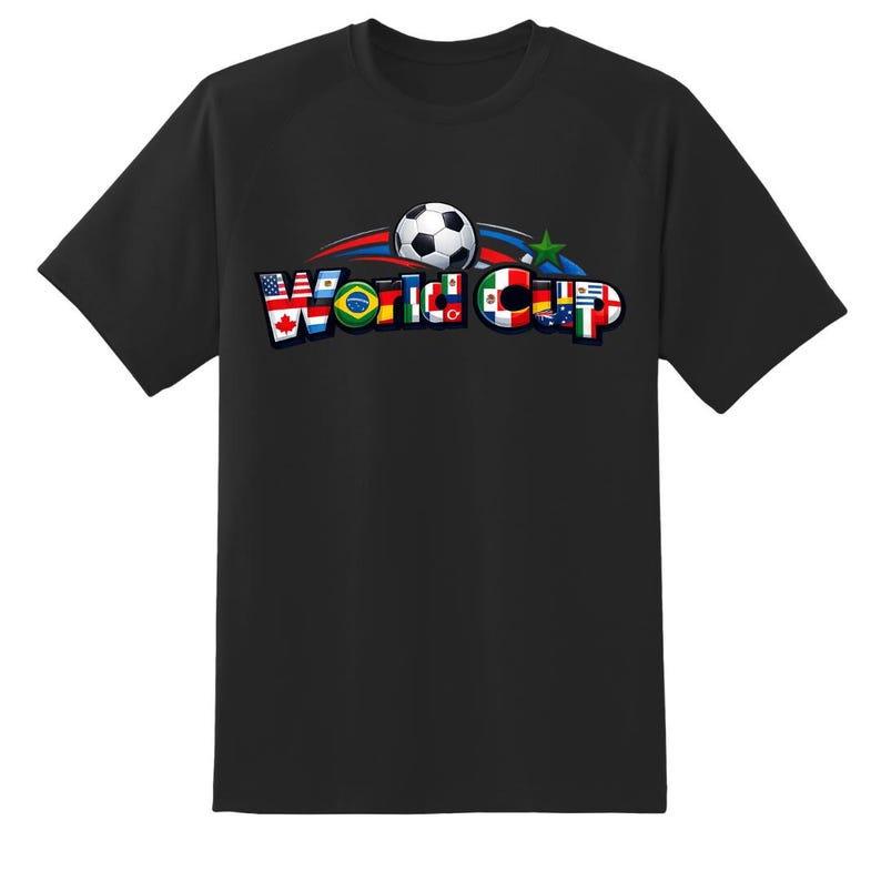 World Cup/ Mundial 2026 T-shirt/ Camiseta / Fotboll/ Futbol / Sport/ Deporte/ Mexiko, Argentina, Brasilien, Uruguay, USA och mer! Option 2
