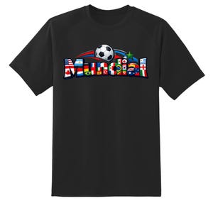 World Cup/ Mundial 2026 T-shirt/ Camiseta / Fotboll/ Futbol / Sport/ Deporte/ Mexiko, Argentina, Brasilien, Uruguay, USA och mer! Option 4