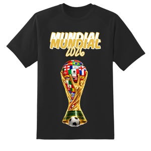 World Cup/ Mundial 2026 T-shirt/ Camiseta / Fotboll/ Futbol / Sport/ Deporte/ Mexiko, Argentina, Brasilien, Uruguay, USA och mer! Option 6