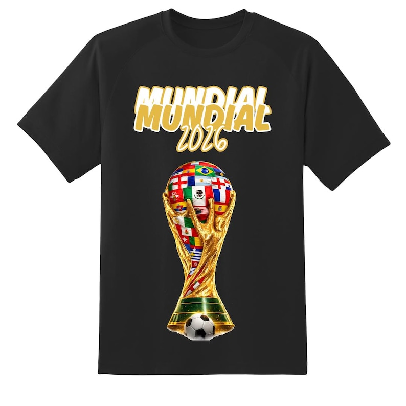 World Cup/ Mundial 2026 T-shirt/ Camiseta / Fotboll/ Futbol / Sport/ Deporte/ Mexiko, Argentina, Brasilien, Uruguay, USA och mer! Option 6