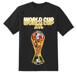 World Cup/ Mundial 2026 T-shirt/ Camiseta / Fotboll/ Futbol / Sport/ Deporte/ Mexiko, Argentina, Brasilien, Uruguay, USA och mer! Option 5