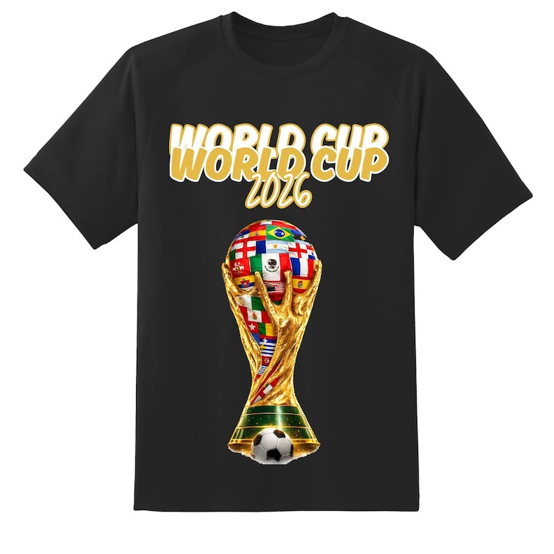 World Cup/ Mundial 2026 T-shirt/ Camiseta / Fotboll/ Futbol / Sport/ Deporte/ Mexiko, Argentina, Brasilien, Uruguay, USA och mer! Option 5