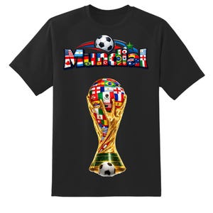 World Cup/ Mundial 2026 T-shirt/ Camiseta / Fotboll/ Futbol / Sport/ Deporte/ Mexiko, Argentina, Brasilien, Uruguay, USA och mer! Option 8