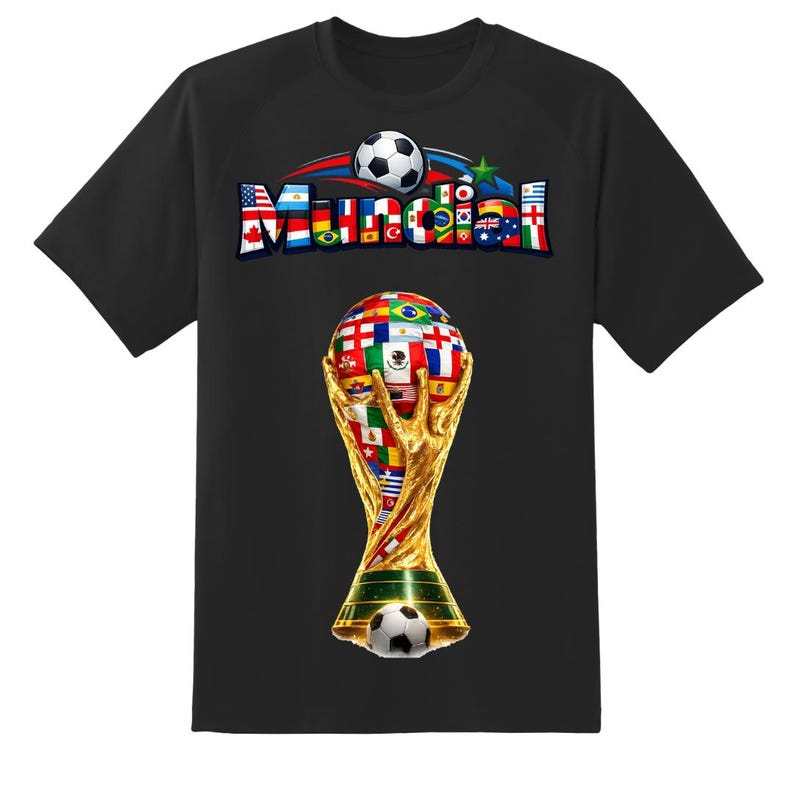 World Cup/ Mundial 2026 T-shirt/ Camiseta / Fotboll/ Futbol / Sport/ Deporte/ Mexiko, Argentina, Brasilien, Uruguay, USA och mer! Option 8