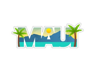 Maui Outline Sticker