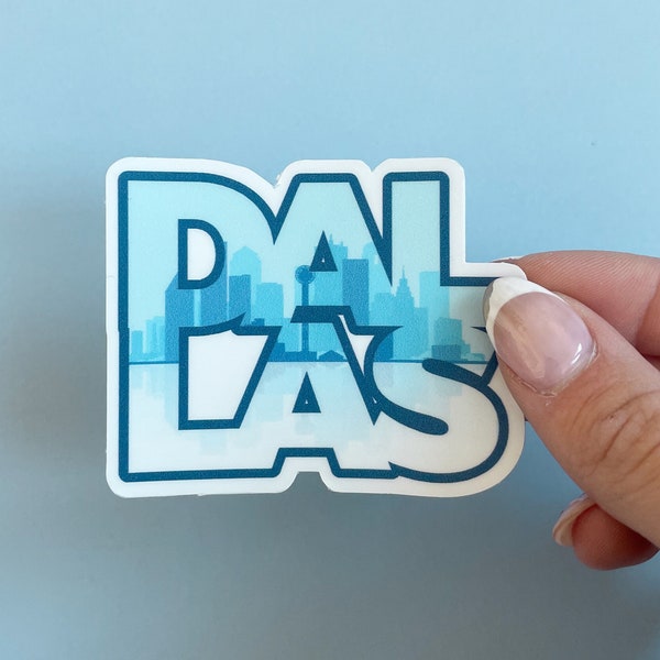 Dallas Outline Vinyl Sticker