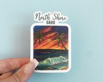 North Shore Oahu Sticker