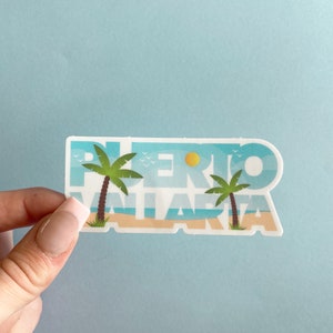 Puerto Vallarta Outline Sticker