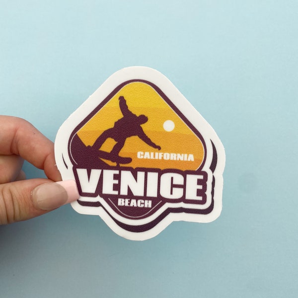 Venice Beach Skater California Sticker