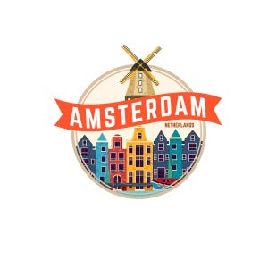 Amsterdam Sticker
