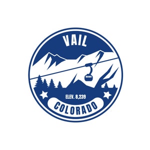 Vail Sticker | Colorado Sticker | Vail Colorado Ski Sticker