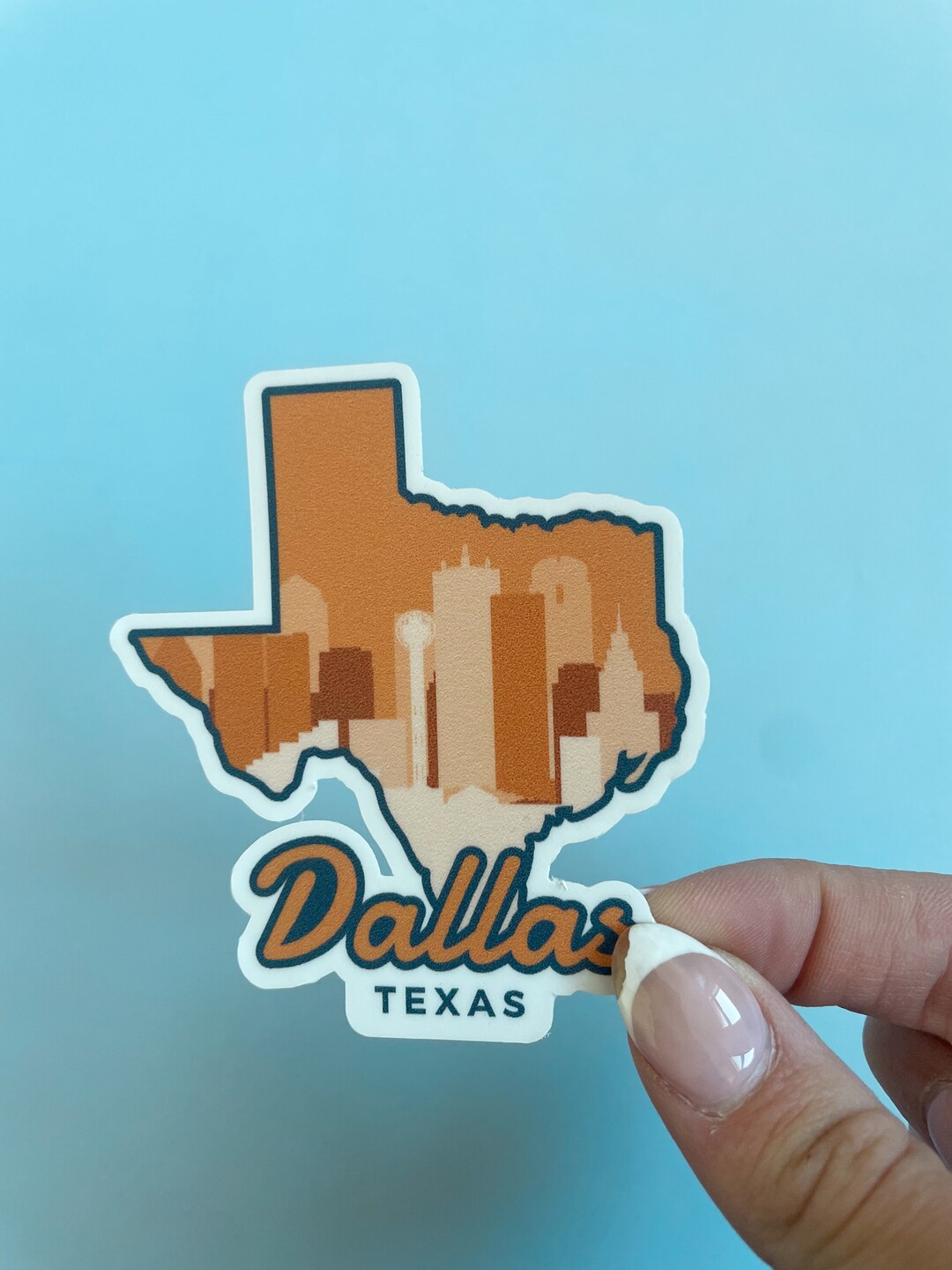 Dallas Vinyl Sticker - Etsy