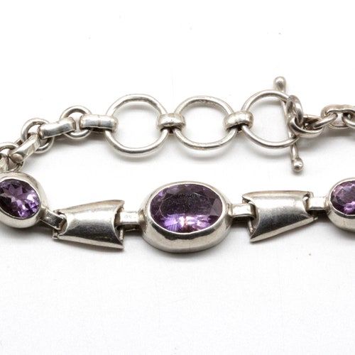 Natural Citrine And Silver Bracelet. Sterling silver 925 handmade Bracelet. Handmade Jewelry. shops Unique Vintage Style Bracelet