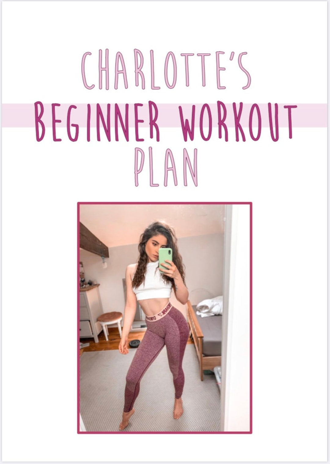 Charlotte's Beginner Workout Plan - Etsy