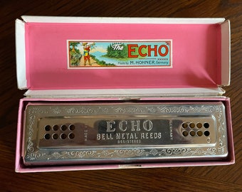 L'ECHO HARP 54/64 M2 HOHNER made in germany C/G 