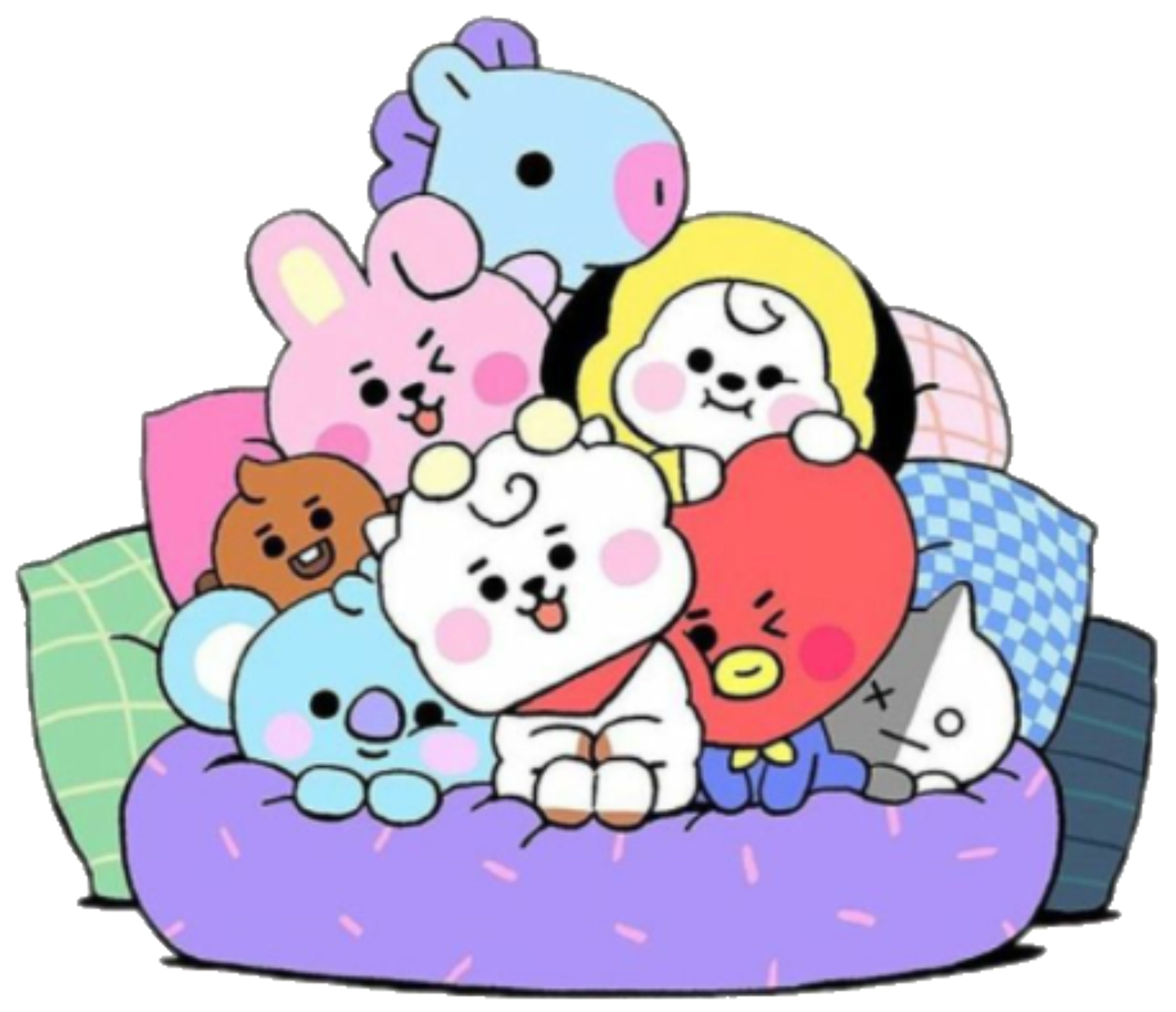 Bt21 Art Etsy