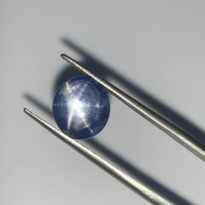 Blue Sapphire Star Gemstone Natural Six Ray Sapphire Star Cabochon Certified Good Quality Blue Star Sapphire Ready to set in Jewellery.