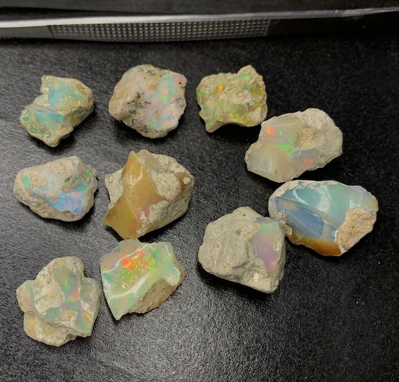 Fine Quality Raw Opal Welo Opal Rough Stone Ethiopian Opal Rough Amazing MultiColor Rough Direct From Mines At Wholesale Price 100% Natural