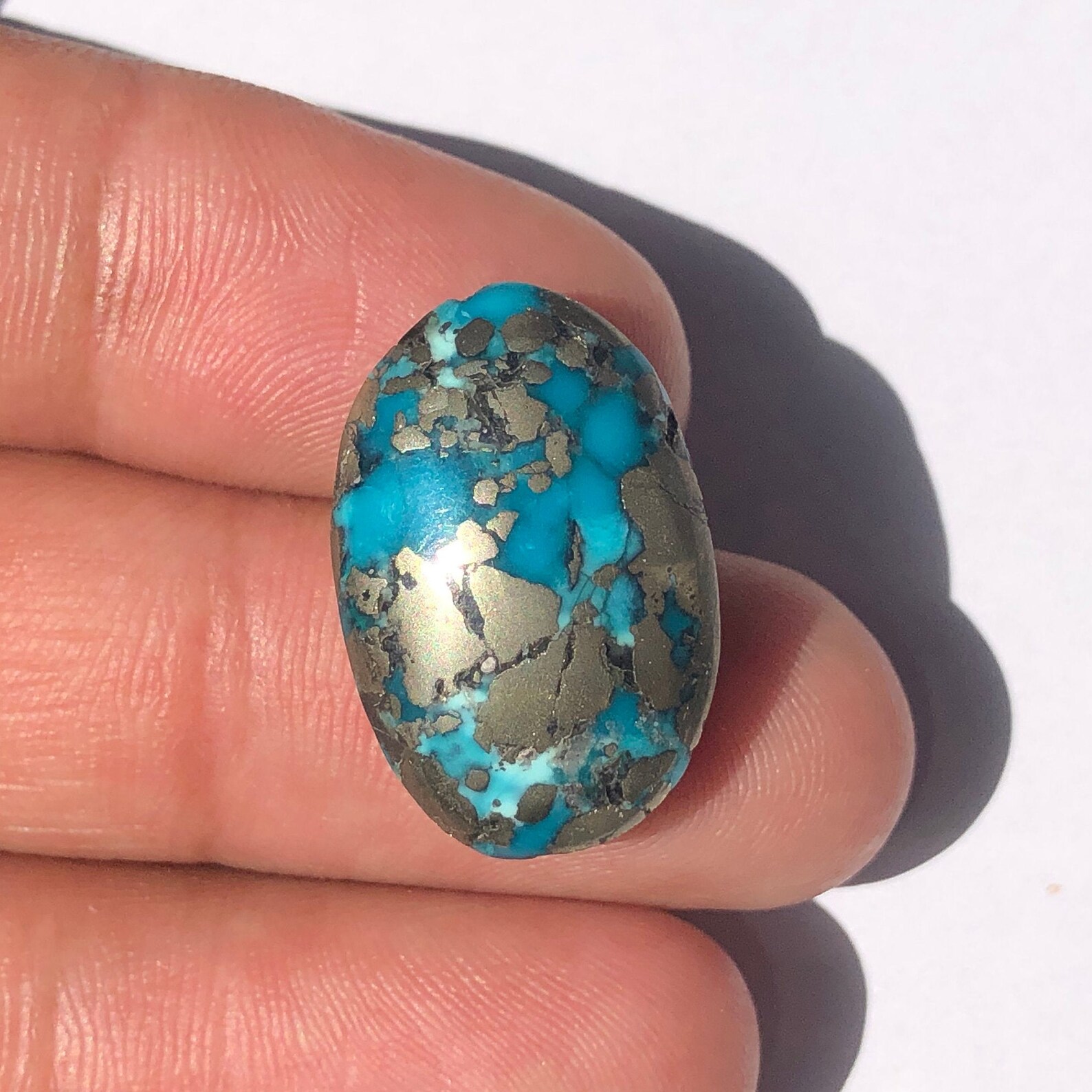 natural turquoise cabochon