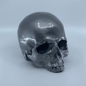 Antiqued Pewter Skull